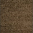 thumbnail image 6 of SAFAVIEH Harvey Solid Plush Shag Area Rug, Chocolate, 4' x 4' Round, 6 of 6