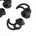 thumbnail image 3 of 3 Pack Silicone Earbuds Tips, Professional Noise Cancelling, Comfortable and Soft, for Sports, Black, 3 of 4