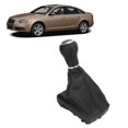thumbnail image 4 of Gear  Handball, Ergonomic 6 Speed Shifter Knob Colorfast Comfortable White Lettering  For LHD Vehicles Silver Ring, 4 of 8