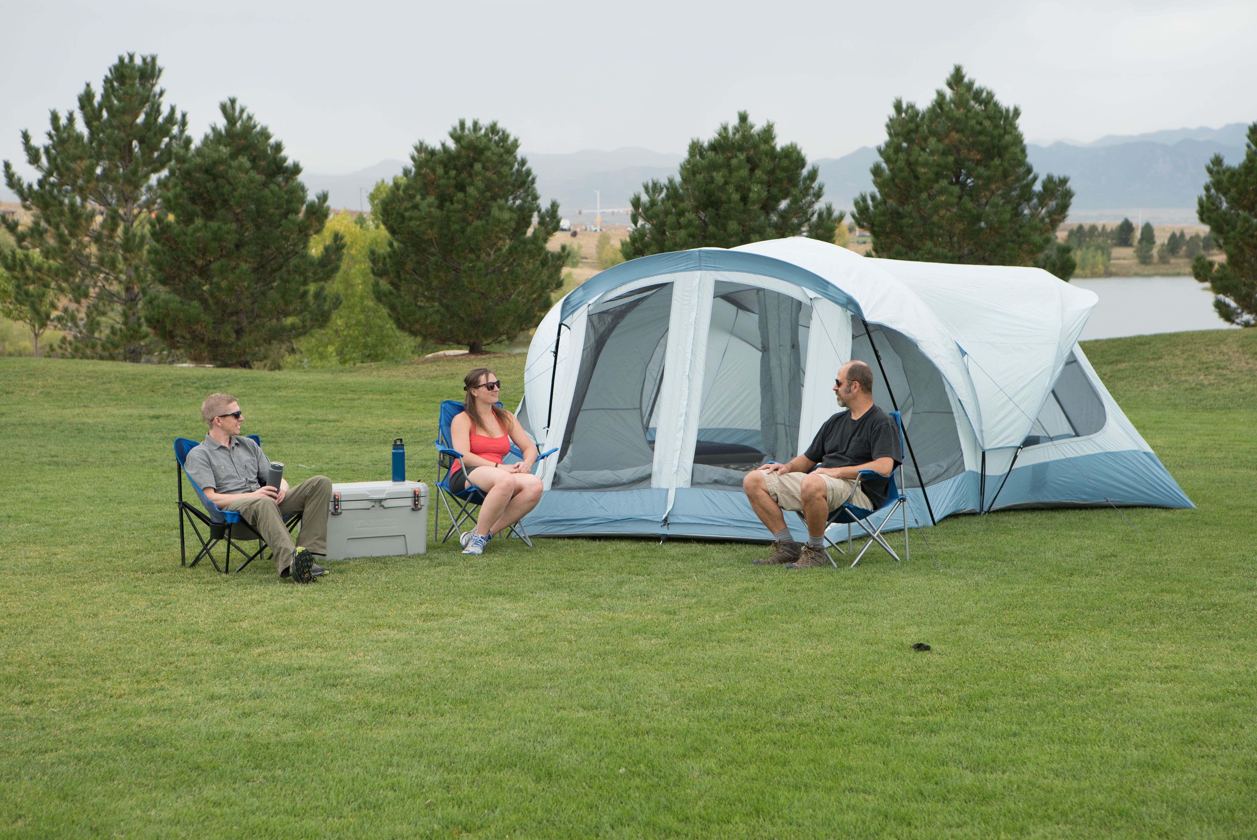 Ozark Trail 14-Person 18 ft. x 18 ft. Family Tent, with 3 Doors - image 3 of 8