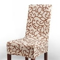 thumbnail image 3 of Xingzhi 5pieces Stylish And Stretchable Chair Cover For Office And Dining Room Chairs Suitable For Chair Size Polyester Bleached black hook, 3 of 6