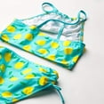 thumbnail image 5 of URMAGIC URMAGIC Little Big Child Teen Girls Butterfly Two Pieces Halter Bikini Set Tankini Floral Swimsuit, 5 of 6