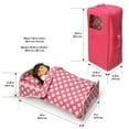thumbnail image 6 of Doll Travel Case with Bed and Bedding - Pink, 6 of 9