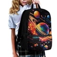 thumbnail image 2 of Uorisanigo Universe Planet Kids Backpack for Girls Boys, Children Backpack for Preschool, Kindergarten, Elementary with Adjustable Shoulder Straps for 6-13 Years Old, 2 of 6