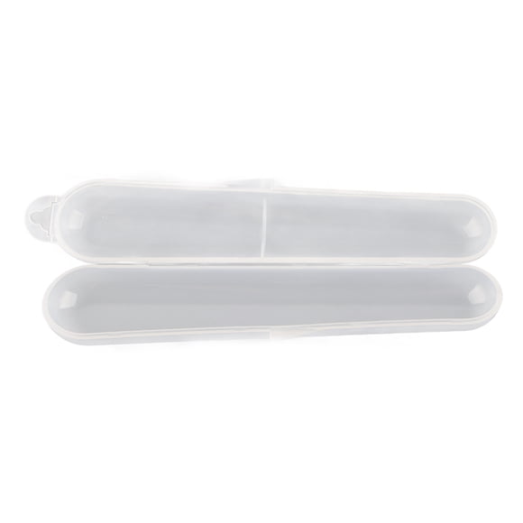 Soporte De Caja De Almacenamiento De Cuchara De Plástico De Alimentaria Para Cuchara De Silicona Para Bebé Tamaño Compacto Ligero Transparente 6,9 1,5 1,2