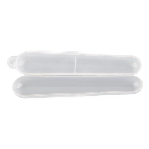 Estuche De Almacenamiento Para Cuchara De Bebé, Plástico Transparente, Ligero Y Compacto, Grado Alimenticio, Para Cuchara De Silicona Para Bebé