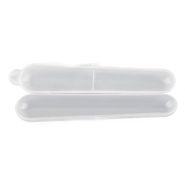 Estuche De Almacenamiento Para Cuchara De Bebé, Plástico Transparente, Ligero Y Compacto, Grado Alimenticio, Para Cuchara De Silicona Para Bebé