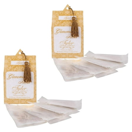 Tyler Scent Sachet Pack of 2 - Dryer, Home, Vehicle, Drawer Fresheners - Currant & Grapefruit Fragrance - Made in USA