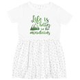 thumbnail image 3 of Inktastic Life's Better Mountains Girls Toddler Dress, 3 of 5