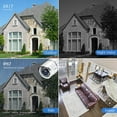 thumbnail image 2 of ZOSI 1080p Security Camera, 4 Pack White Bullet Wired Surveillance Camera for Outdoor, Night Vision, 2 of 7