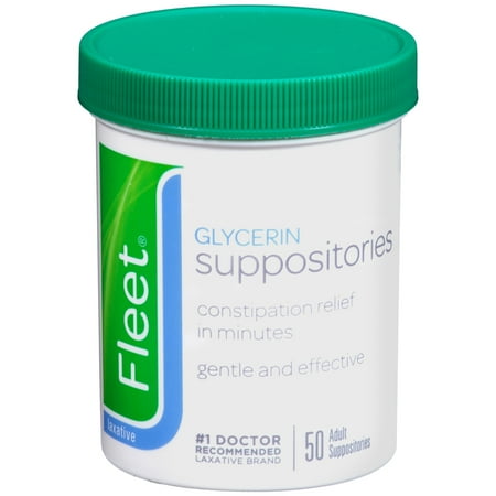 Adult Suppositories - Adult Glycerin Suppositories, 50 Count Jars