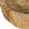 thumbnail image 3 of Lavabo de Baño Casafoyer de Piedra Fosilizada Crema 45x35x15 cm, 3 of 5