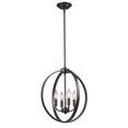 thumbnail image 2 of Colson PW 4 Light Chandelier in Pewter, 2 of 10