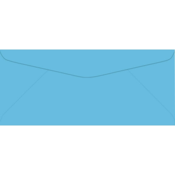 LUXPaper #9 Regular Envelopes, 3 7/8 x 8 7/8, Bright Blue, 50/Pack