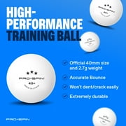 PRO SPIN All-In-One Ping Pong Set - Retractable Ping Pong Net for Any Table (72), High-Quality Ping Pong Paddles and Balls, Storage Case - Portable Table Tennis Gifts for Boys & Girls (2-Player Set)