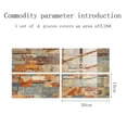 thumbnail image 3 of 4 Sheet Peel and Stick Backsplash Granite Kitchen Backsplash Stick Marble Backsplash Tile Peel and Stick Waterproof Wall Tile Decor for Bathroom Kitchen Cabinet Shower 4"x4", 3 of 9
