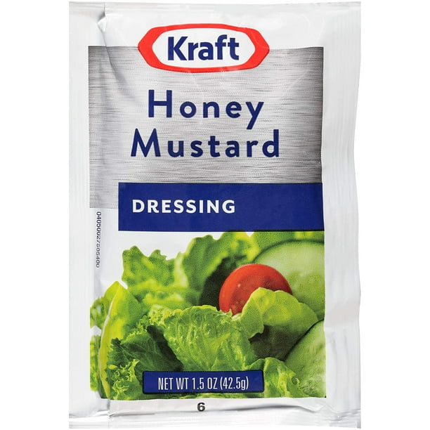 Kraft Honey Mustard Dressing (1.5oz Packets, Pack of 60)