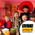 thumbnail image 2 of Naiovety Decoración de Halloween, pegatina de línea de advertencia, banda de letras, cinturón protector luminoso, cinturones de aislamiento Kits de decoración para fiestas amarillo rojo oscuro Naiovety HA070428-02, 2 of 6