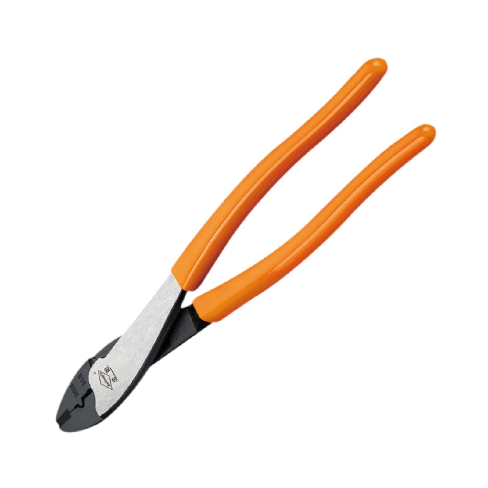Bothyi Wire Crimper Electricians Pliers Comfortable Grip Wire Crimping Cutting Tool Orange