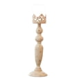 thumbnail image 3 of Candelabro de Metal Macarena candelabro de vacaciones con luz de velas centro de mesa para cena decoración de Hotel de aniversario Blanco Grande Candelero, 3 of 7