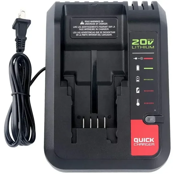 Para Black & *Decker Batería Li-ion de 20V Charger Compatible con para Cable Porter* Batería de Litio de 20V Máxima Charger PCC692L PCC691L