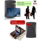 thumbnail image 4 of Cartera para hombre con bloqueo de cadena Cartera de cuero genuino para hombre Cartera plegable con tarjetero y bolsillo para monedas con cremallera Monedero Regalo de Navidad, 4 of 4