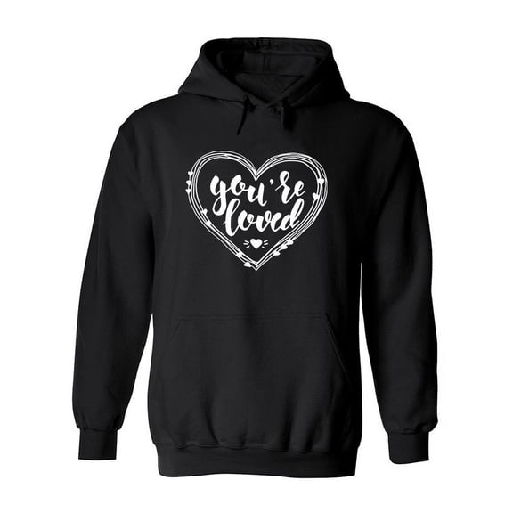 You�Re Loved Hoodie Women -Image by Shutterstock, Female Medium