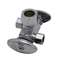 thumbnail image 2 of Proflo Pfxdc322c 5/8" X 3/8" X 3/8" Multi Turn Dual Handle Angle Supply Stop - Chrome, 2 of 2