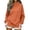 43# Orange, variant on Mock Neck Sweatshirt for Women 2026 Cute Crew Neck Long Sleeve Sweatshirt Fall Winter Fashion Outfits Clothes Coffee S