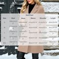 thumbnail image 3 of SuTry Women's Wool Coat, Double Breasted Notched Lapel Long Sleeve, Solid Color Slim Fit Mid Length Winter Overcoat, Everyday Business Casual Outerwear, 3 of 8