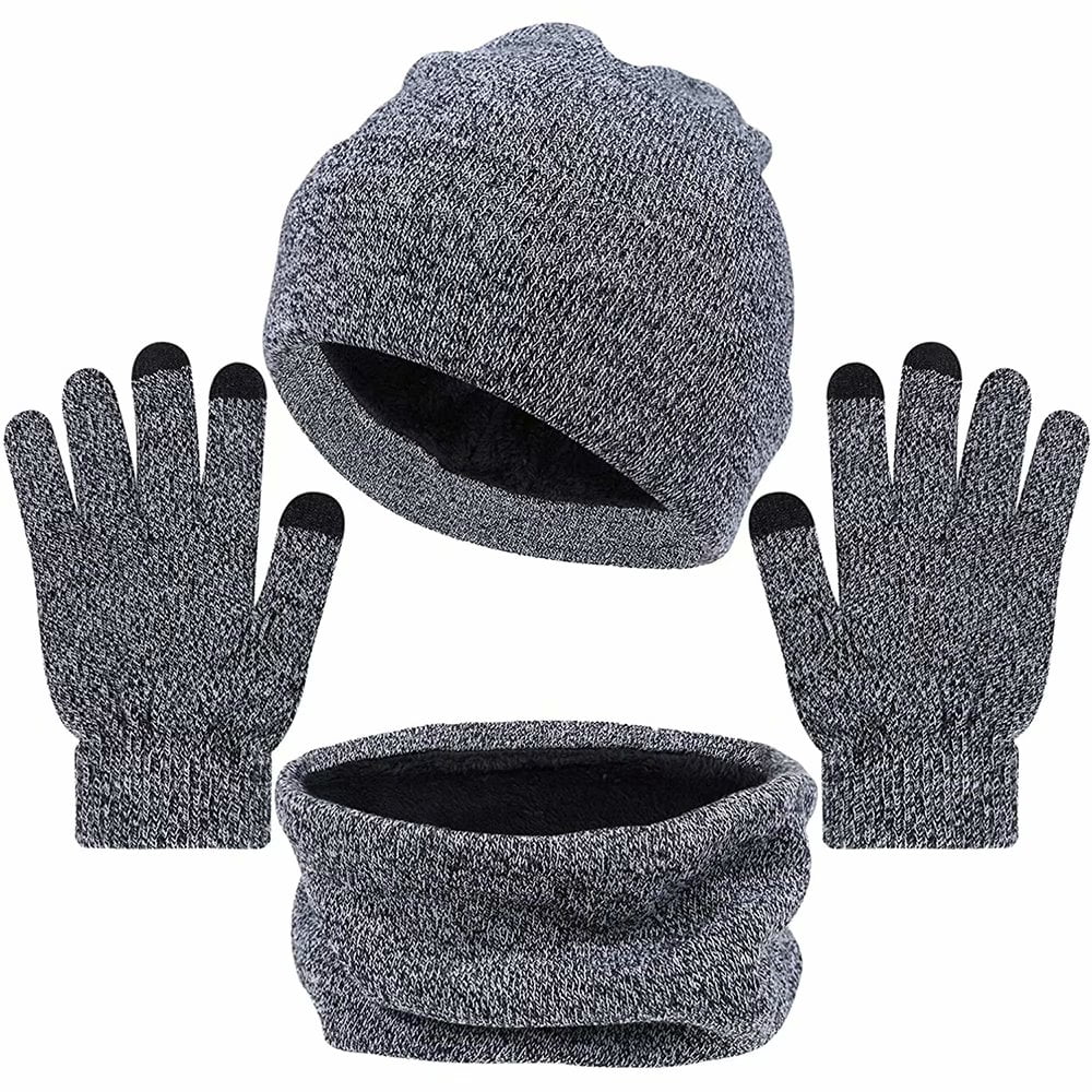Aptoco - APTOCO 3Pcs Winter Hat Scarf Gloves Set for Men and Women ...