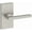 Satin Nickel, variant on Baldwin Reserve Square Lever - 5" Rose, Full Dummy, Satin Brass (Lifetime)