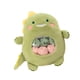 thumbnail image 1 of Muñeco de peluche extraíble Snack Doll Plush Decor Cojín cómodo con pequeño dinosaurio, 1 of 9