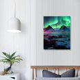 thumbnail image 3 of Creowell Northern Lights Coastal Wall Art Home Decor - Wonders with Aurora Borealis Wall Art Print For Home Decor, Office Decor &amp; Kids Bedroom Wall Decor. Perfect For Astronomy Lovers 16x20 Inch, 3 of 3