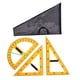 thumbnail image 2 of Juego de reglas de geometría matemática con bolsa de almacenamiento, material didáctico, material didáctico, triángulo 3 piezas, 2 of 8
