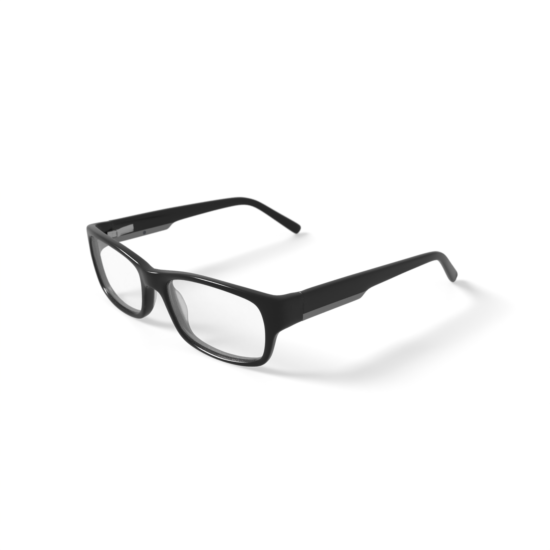 Walmart Men's WPLM700 Prescription Eyeglasses with Case, Black