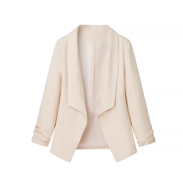 Blazer Décontracté pour Femmes, Veste à Manches Longues en Polyester, Polyvalent pour Usage Quotidien et Occasions Spéciales