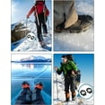 thumbnail image 4 of Crampons Upgraded 19 Spikes Ice Snow Grips Traction Cleats System Safe Protect for Walking, Jogging, or Hiking on Snow and Ice (Fit S/M/L/XL/XXL Shoes/Boots), 4 of 5