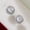 Style-4, variant on 8 Style Stud Earring Round Cut Cubic Zircon Women Jewelry 925 Silver Earring