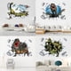 thumbnail image 2 of Pegatinas de pared 3D pared rota dinosaurio sala de estar dormitorio habitación infantil pasillo porche pintura decorativa, 2 of 6