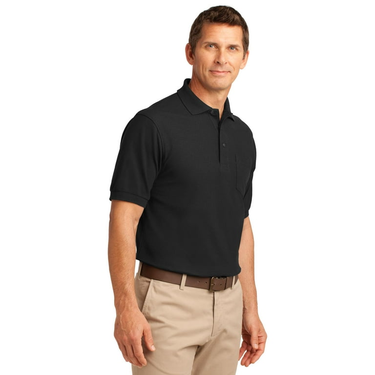 Port Authority Tall MenS Silk Touch Polo W/ Pocket. Tlk500P