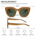 thumbnail image 4 of Gafas de sol polarizadas vintage estilo ojo de gato para mujeres VANLINKER, 4 of 4