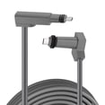 thumbnail image 1 of Kit de Cable Satelital de 32.8 Pasteles Cable, Enchufe de Pared, clips para cable, torniles, extensión de cable satelital IP68 de 1200 mbps Con adaptador Ethernet para, 1 of 7