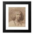 thumbnail image 2 of Isaac Fuller 12x14 Black Modern Framed Museum Art Print Titled - Young Woman with a Pearl Necklace (1660s), 2 of 5