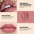 thumbnail image 3 of Bluemega 12 Colores Labiales Mate Larga Duracion Pintalabios Permanente Barra de Labios L&iacute;quido Brillo de Labios Hidratante Lapiz de Labios Set Maquillaje para Mujer Regalo San Valent&i, 3 of 6