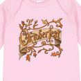 thumbnail image 4 of Inktastic Oktoberfest Banner with Orange Autumn Leaves Boys or Girls Long Sleeve Baby Bodysuit, 4 of 5