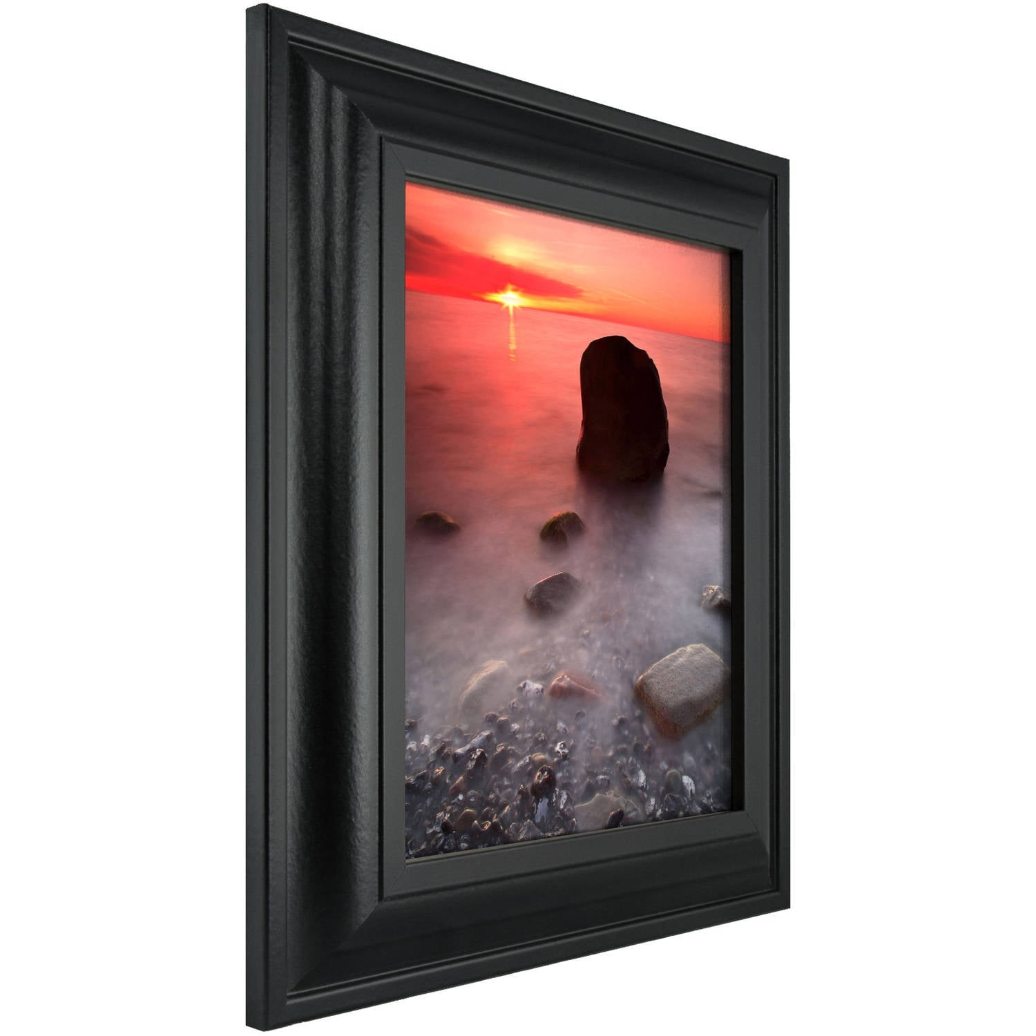 2/" Satin Black Picture Frame 23/" 24/" Sizes Craig Frames Contemporary Upscale