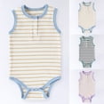 thumbnail image 5 of Ccpelsie Infant Baby Boy Girl Summer Romper Jumpsuit Short Sleeve One Piece Outfit Summer Clothes(Green,3-6 Months), 5 of 6