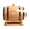 thumbnail image 1 of Bar à Vin Rouge en Bois Seau à Vin Bar à Pub Seau de Rangement pour Bière avec Robinet, 1 of 8