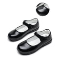 thumbnail image 3 of B91xZ Chaussures de Robe pour Fille Mode Ballerines avec Nœud, Noir 32, 3 of 4